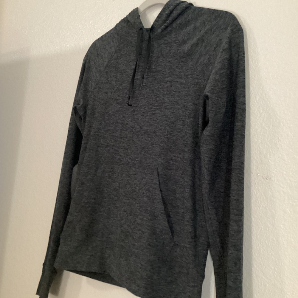 Outdoor Voices Athletic Hoodie Top Thumb‎ Hole Activewear Running Workout Gray - Picture 5 of 11